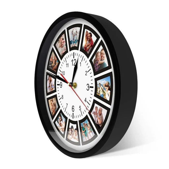 Personalized Wall Clock Custom Design Home Office Decor