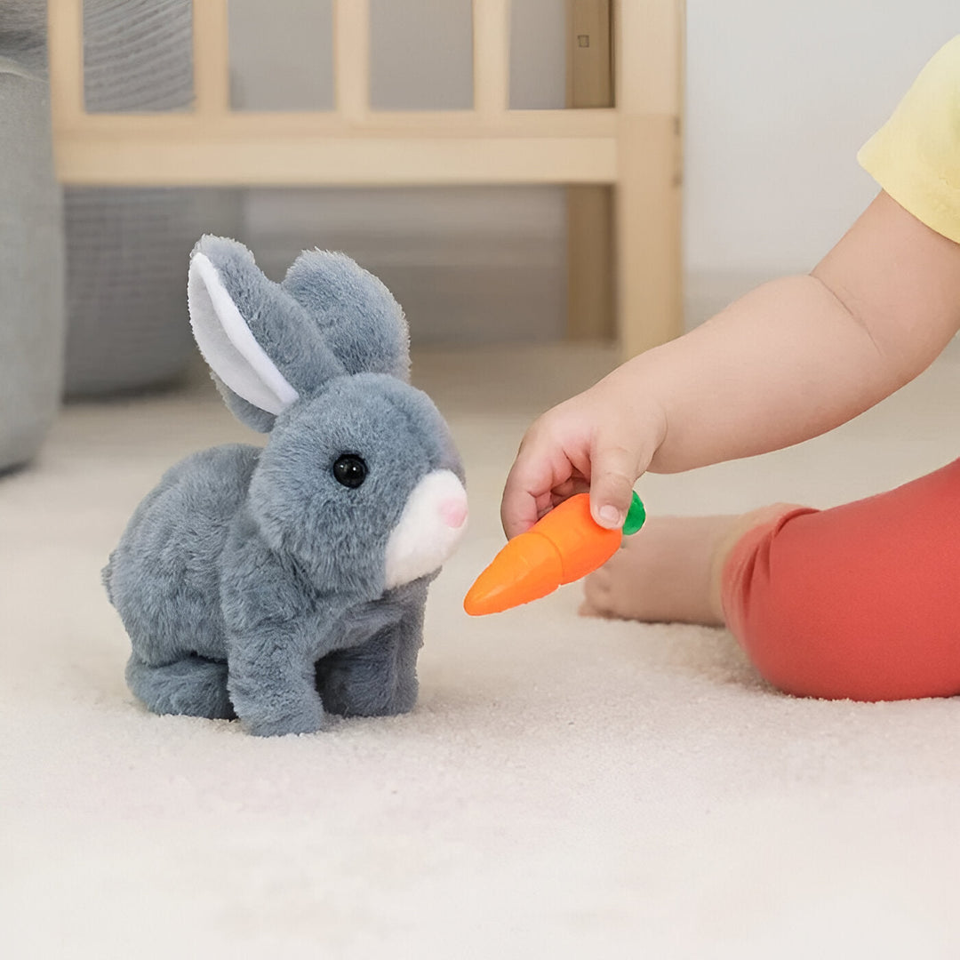 Plush Bunny Toy Interactive Soft Material