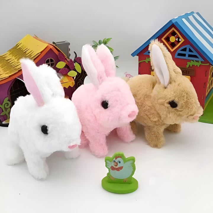 Plush Bunny Toy Interactive Soft Material
