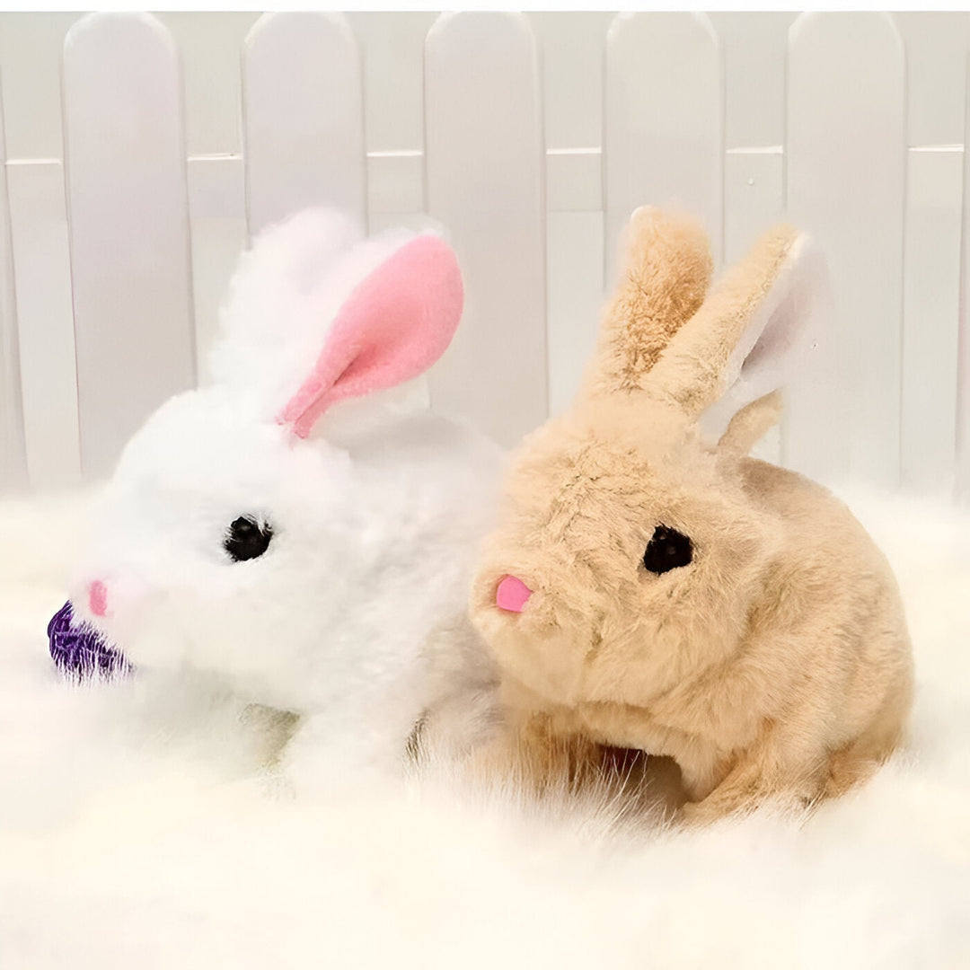 Plush Bunny Toy Interactive Soft Material