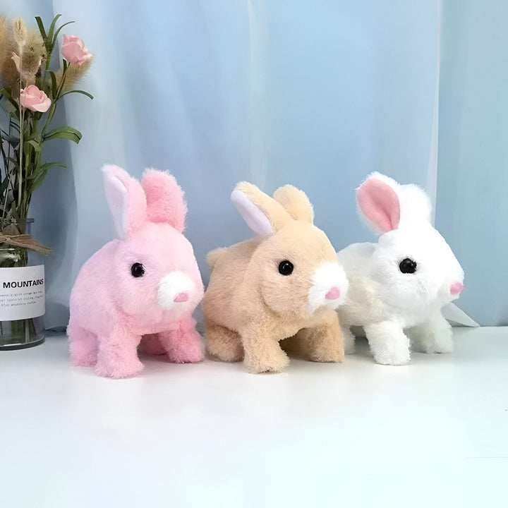 Plush Bunny Toy Interactive Soft Material