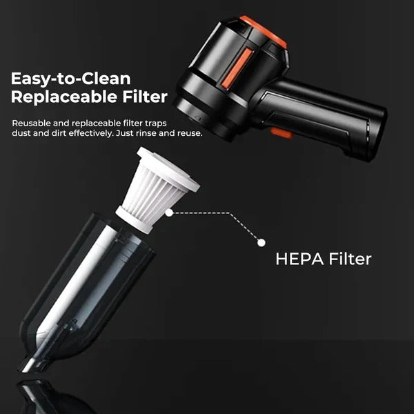 Cordless Rechargeable Car Vacuum Cleaner Powerful Suction