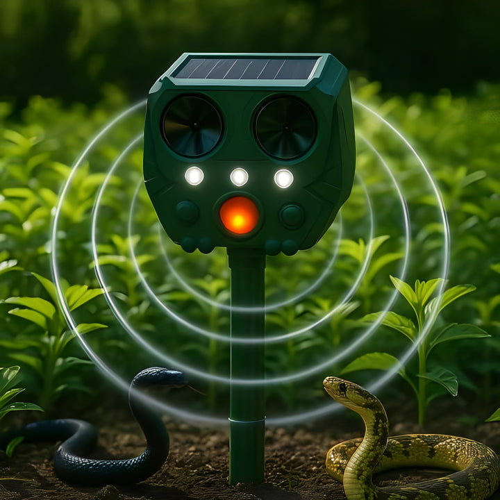 Solar Powered Ultrasonic Pest Control Device