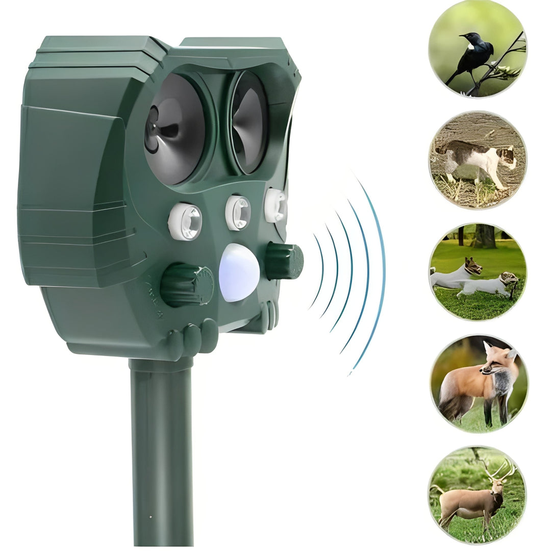 Solar Powered Ultrasonic Pest Control Device