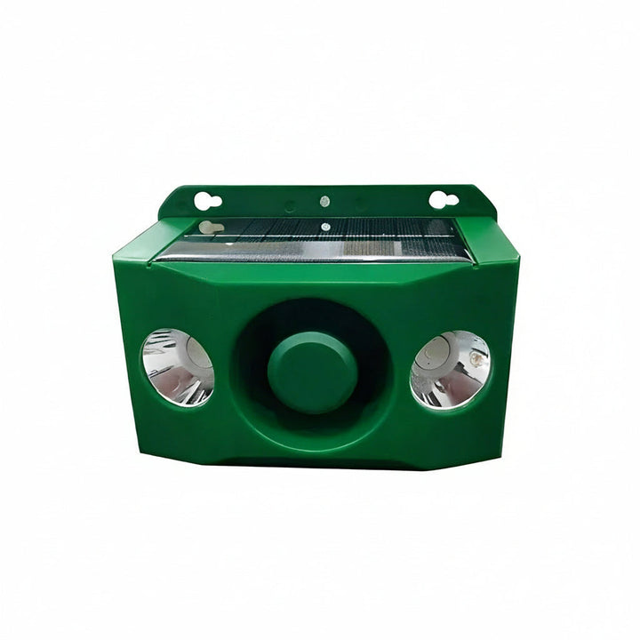 Solar Powered Animal Repellent Warning Lights for Outdoor Use