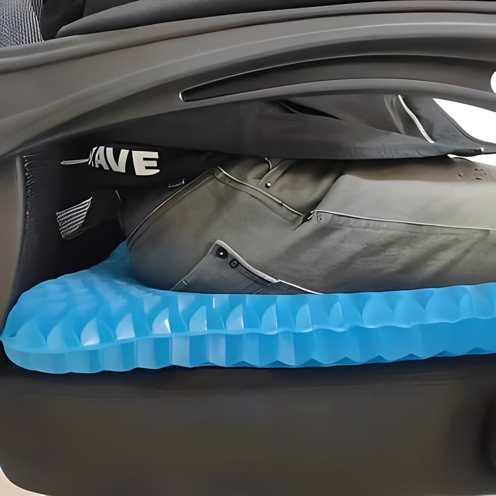 Ergonomic Gel Seat Cushion with Lower Back Support for Office Car