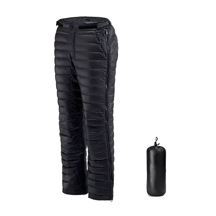 Unisex Thermal Hiking Pants with Goose Down and Zipper - Lenila