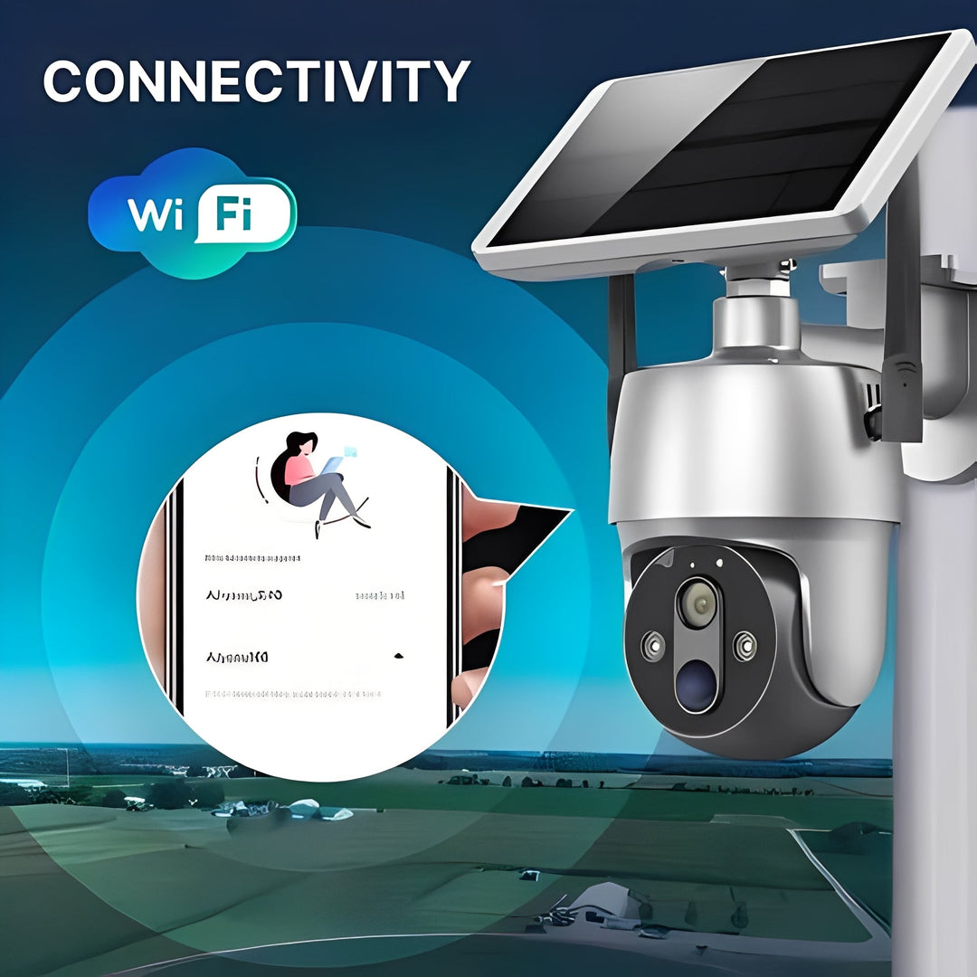 Outdoor Wireless Surveillance Camera Solar Powered