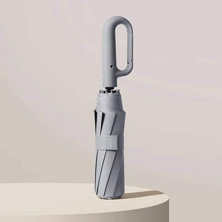 Compact Folding Umbrella Reinforced Travel Durable Design