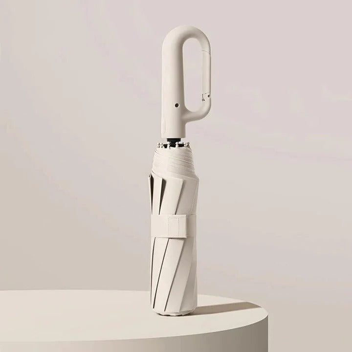 Compact Folding Umbrella Reinforced Travel Durable Design