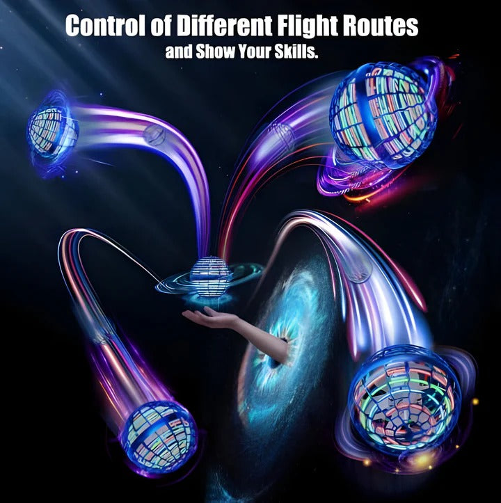 Fidget Spinner Toy with Flying Orb Feature