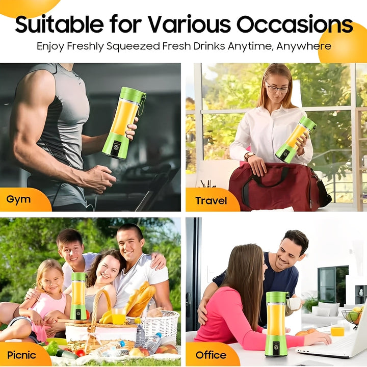 Portable Mini Blender Electric USB Rechargeable Compact Design
