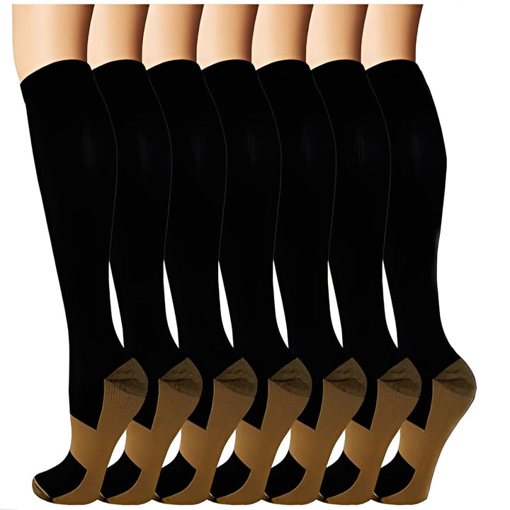 Unisex Compression Socks Nylon Spandex Athletic Fit - Lenila
