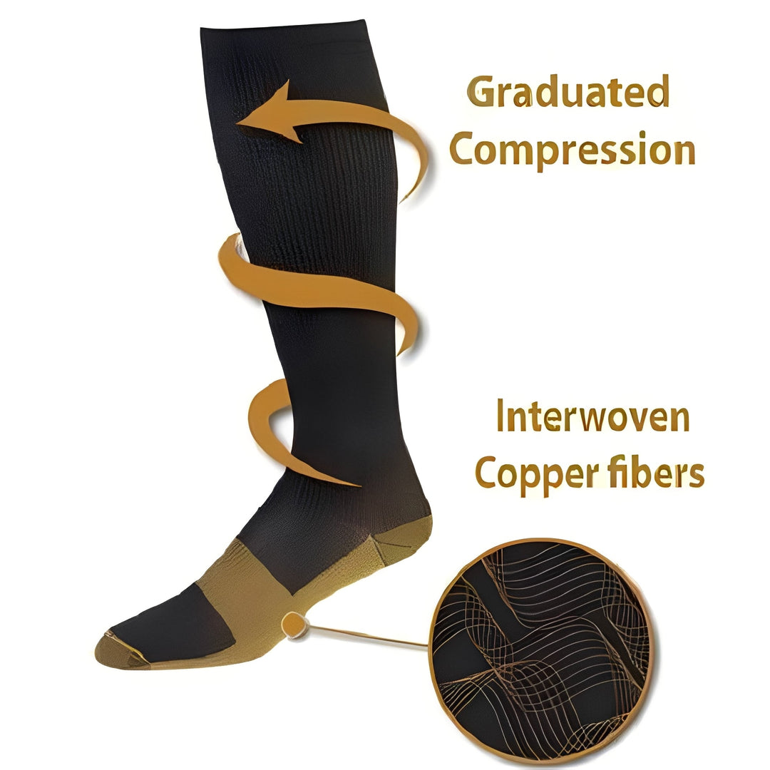 Compression Socks Nylon Spandex Athletic Fit