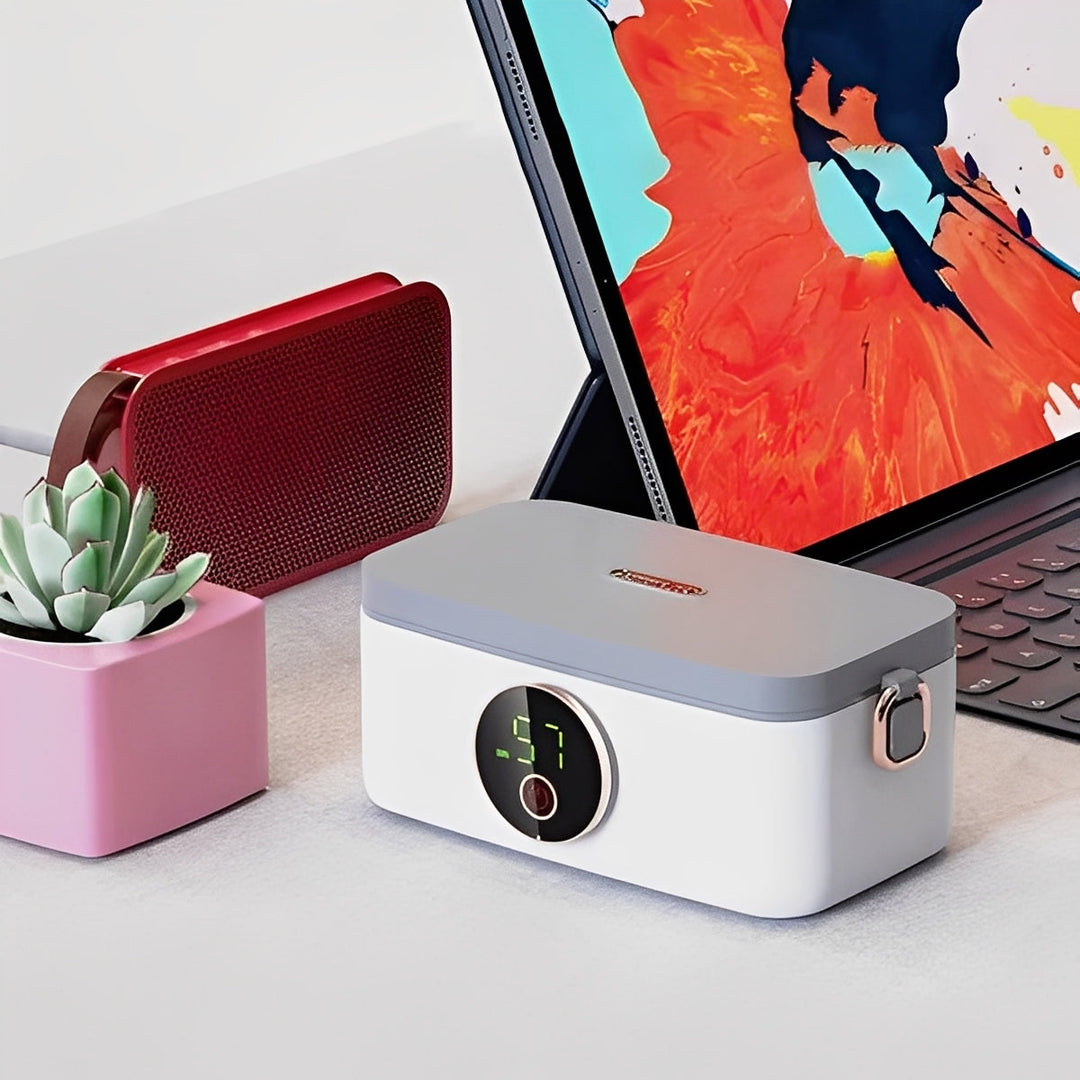 Electric Heated Lunch Box Wireless Portable Food Warmer