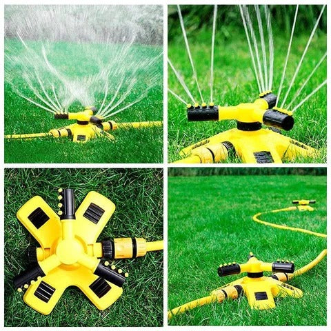 Rotating Garden Sprinkler Adjustable Lawn Irrigation