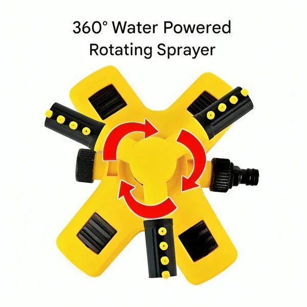 Rotating Garden Sprinkler Adjustable Lawn Irrigation