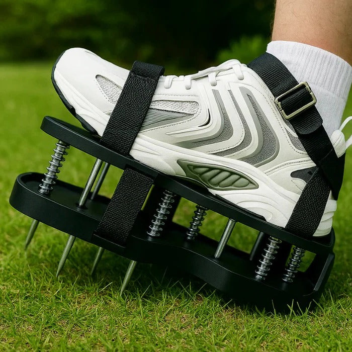 Lawn Aerator Shoes with Spike Sole Yard Maintenance - Lenila