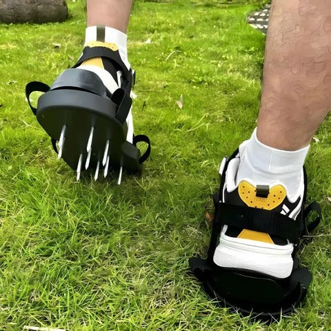 Lawn Aerator Shoes with Spike Sole Yard Maintenance