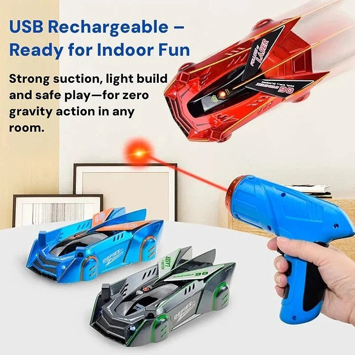 Kids Remote Control Wall Climbing Car Toy Fun Design