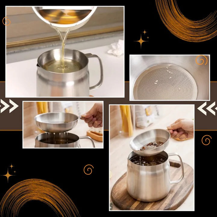Home Deep Fryer Pot with Strainer for Cooking