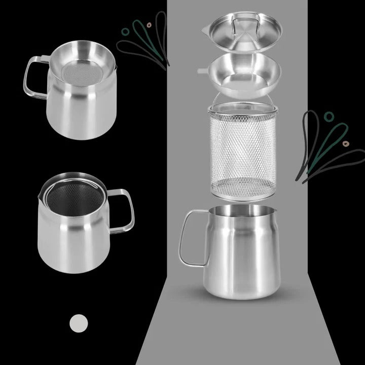 Home Deep Fryer Pot with Strainer for Cooking