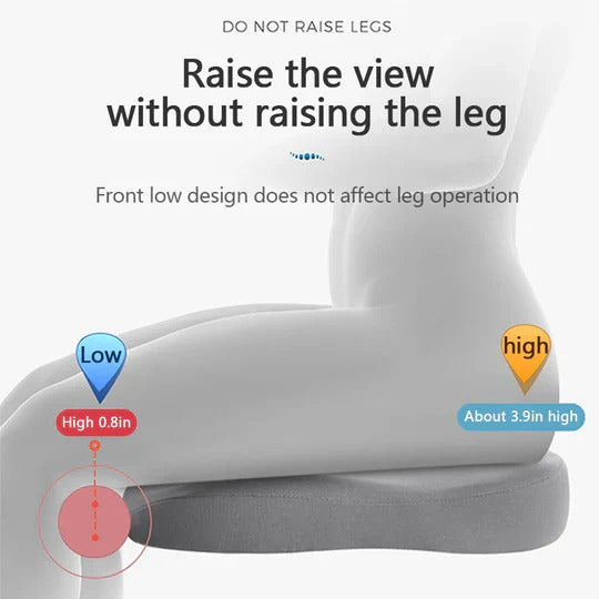 Adult Booster Seat Cushion for Driving and Passenger Comfort