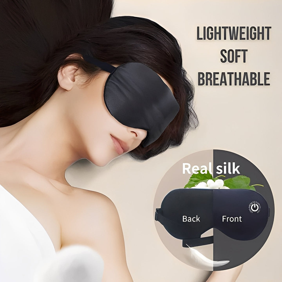 Electric Heated Eye Mask Rechargeable Adjustable Fit