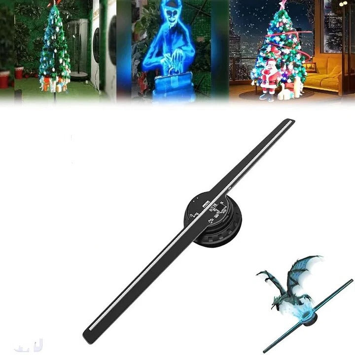 LED Fan Projector 3D Hologram Display Visual Effects - Lenila