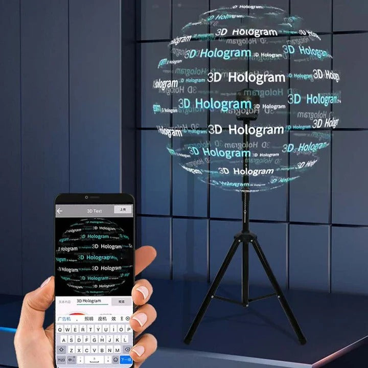 LED Fan Projector 3D Hologram Display Visual Effects