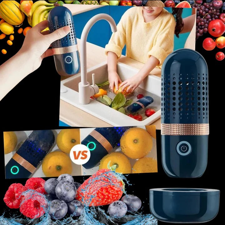 Wireless Fruit and Vegetable Cleaning Device Portable