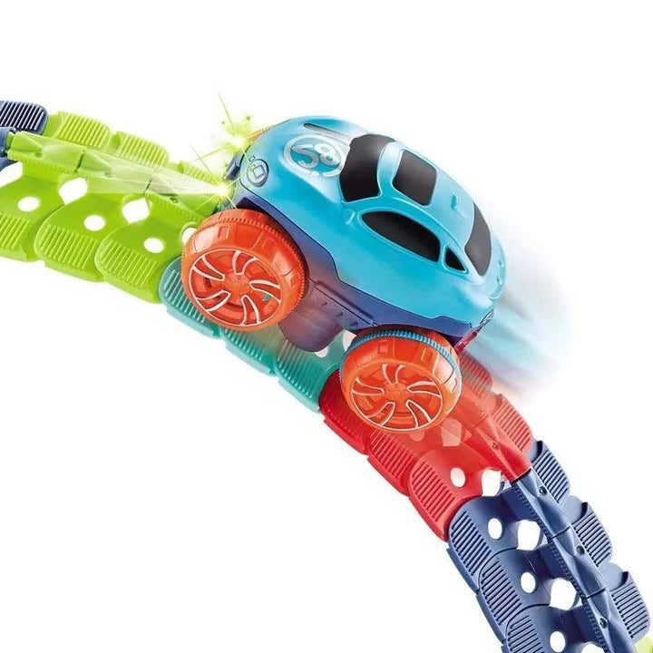 Kids Race Track Toy Wall Climbing Stunt Car Set