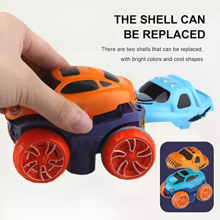 Kids Race Track Toy Wall Climbing Stunt Car Set
