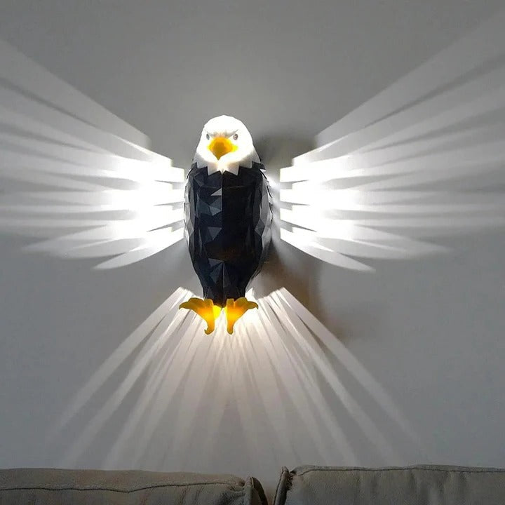 LED Eagle Shaped Wall Lamp Decorative Fixture - Lenila