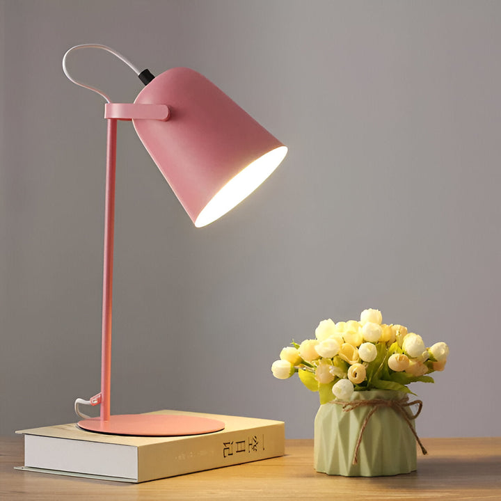 Table Lamp Iron Bucket Design Nordic Style - Lenila