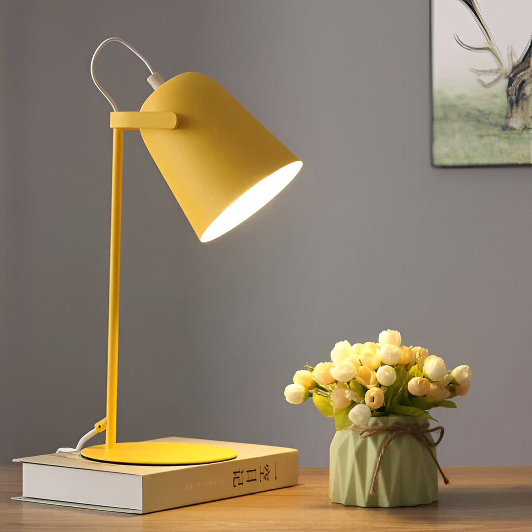 Table Lamp Iron Bucket Design Nordic Style