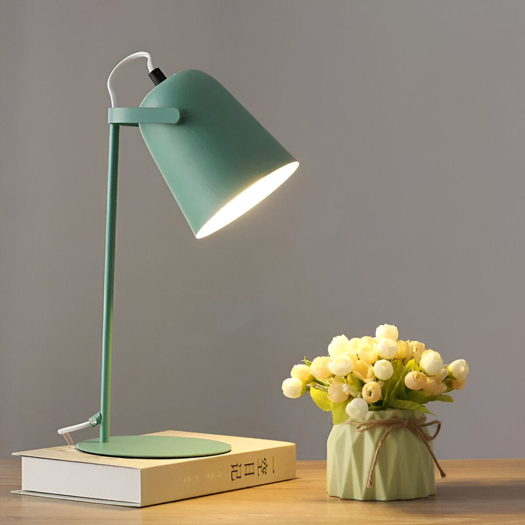 Table Lamp Iron Bucket Design Nordic Style
