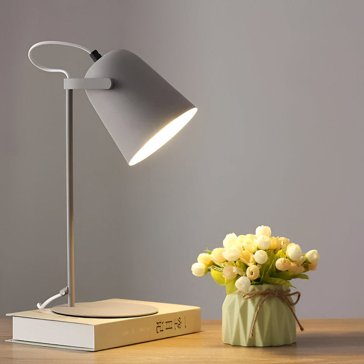 Table Lamp Iron Bucket Design Nordic Style