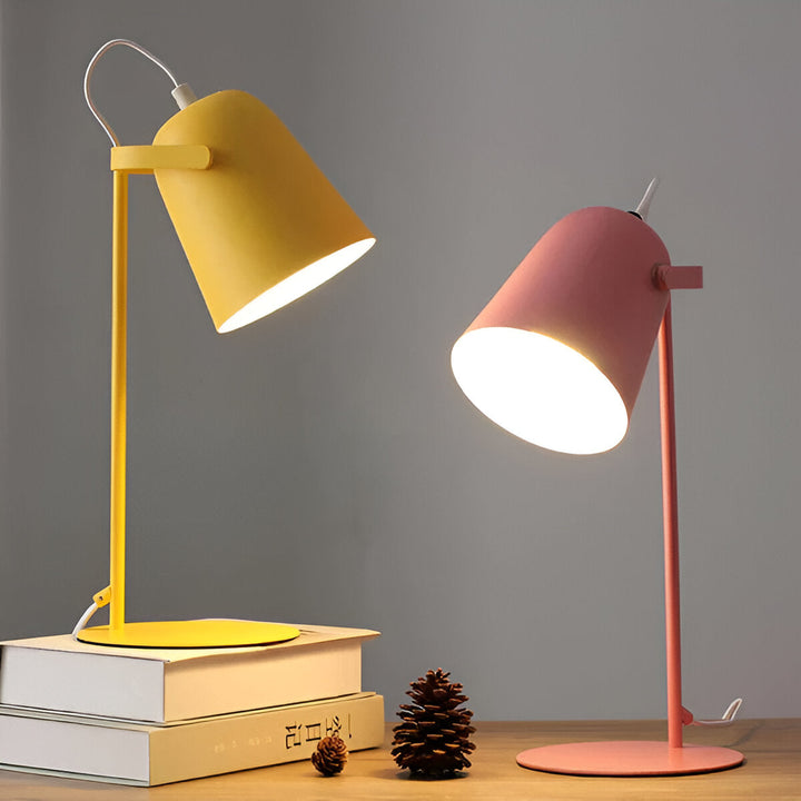 Table Lamp Iron Bucket Design Nordic Style