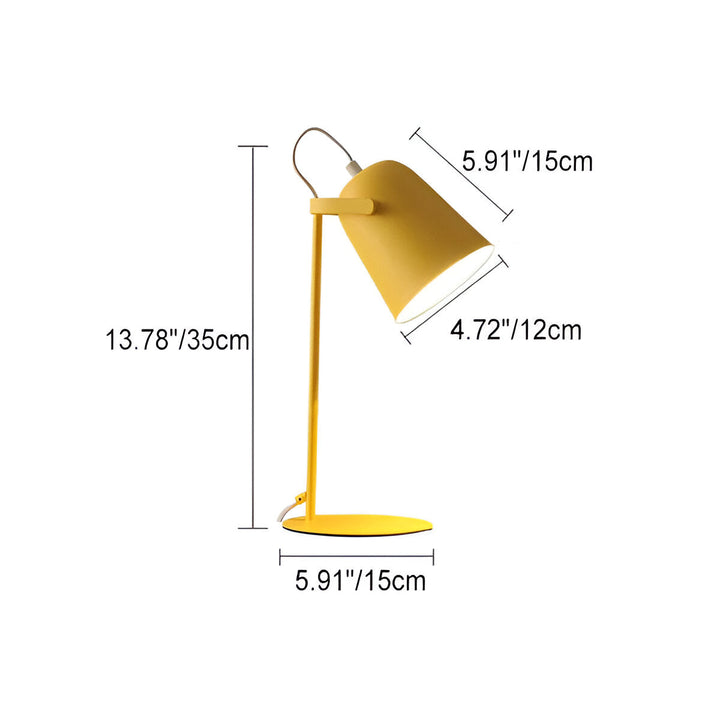 Table Lamp Iron Bucket Design Nordic Style