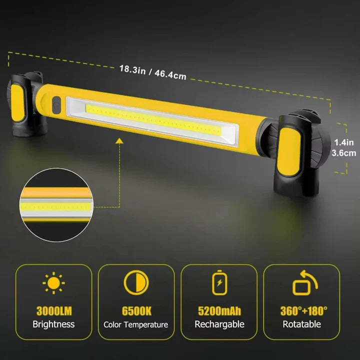 Rechargeable LED Work with Magnetic Base