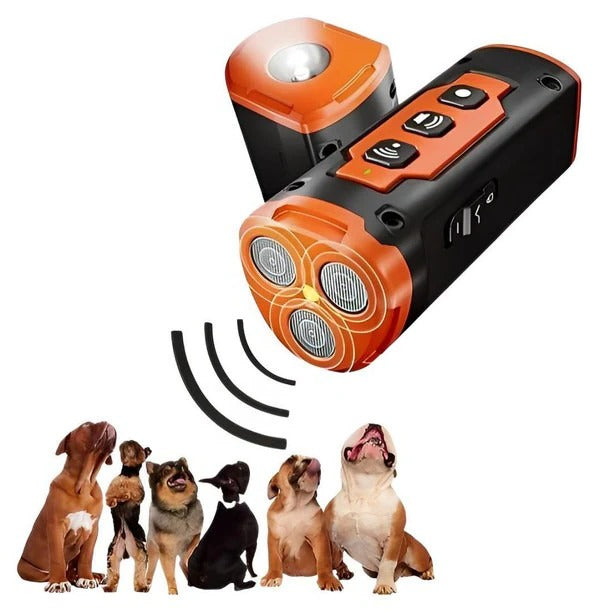 Pet Ultrasonic Anti-Bark Device Indoor Outdoor Use