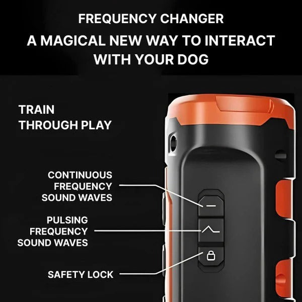 Pet Ultrasonic Anti-Bark Device Indoor Outdoor Use