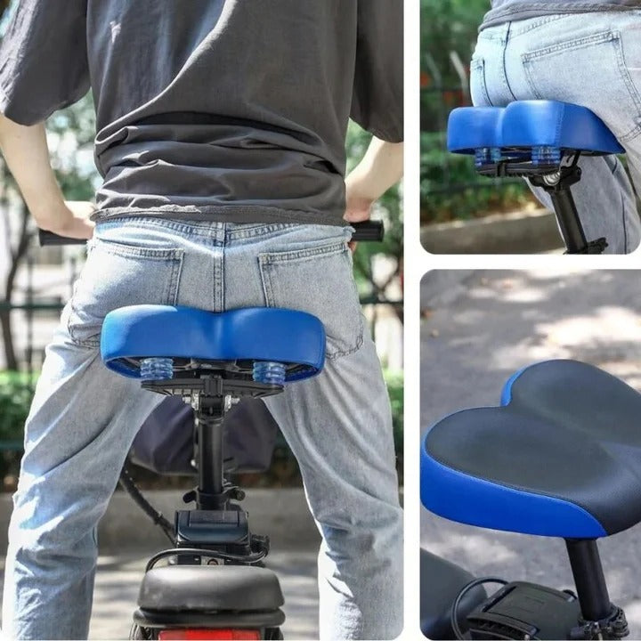 Wide Bicycle Saddle Comfortable Ergonomic Design