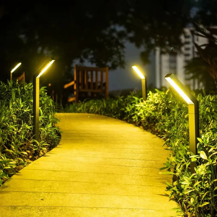 Outdoor Solar LED Pathway Lights Weatherproof Durable