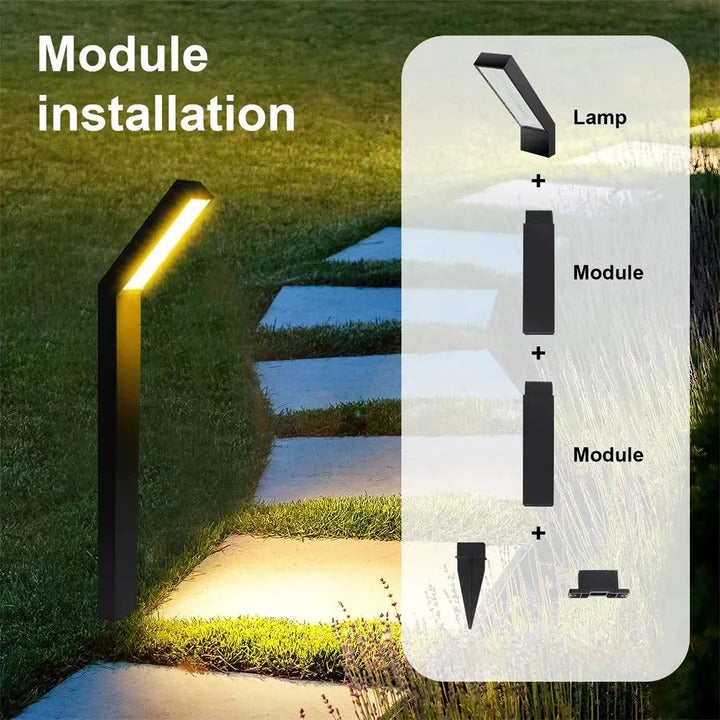 Outdoor Solar LED Pathway Lights Weatherproof Durable