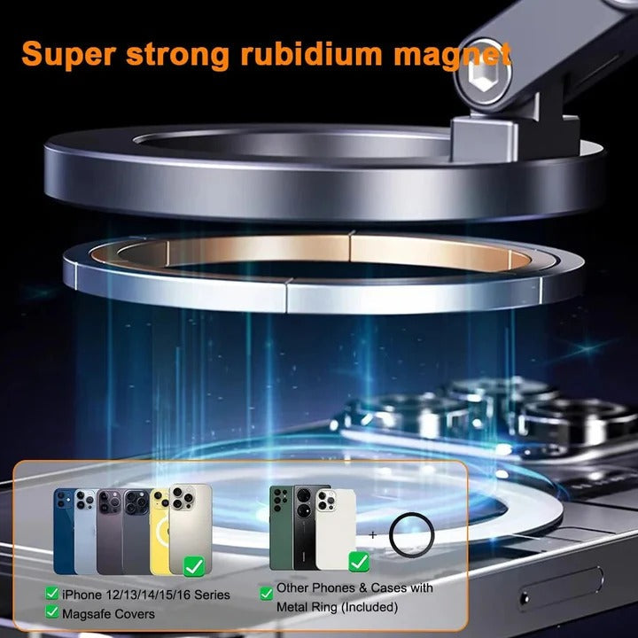 Universal Magnetic Phone Holder Durable Outdoor Use
