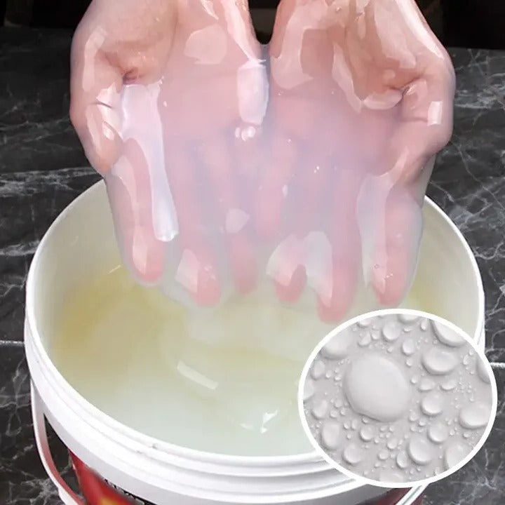 Waterproof Adhesive Coating Transparent for Bathroom Floor and Cracks - Lenila
