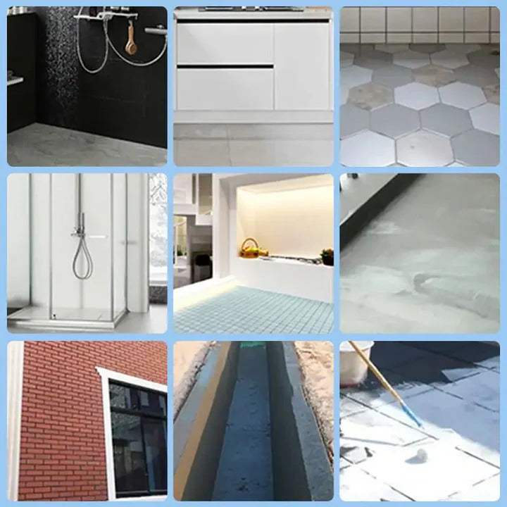 Waterproof Adhesive Coating Transparent for Bathroom Floor and Cracks
