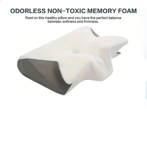 Ergonomic Pillow with Armrests Butterfly Shape for Side and Back